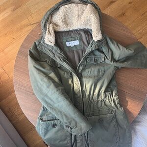 Marc New York Andrew Marc Coat with Sherpa Hood